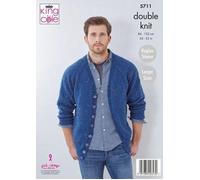 Schema Per Maglioni E Cardigan Facile Da Lavorare A Maglia King Cole DK 5711