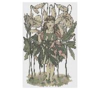 Schema Punto Croce Di Florashell - Fata Anemone Di Legno