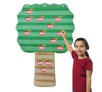 Schema visivo per bambini - Tasca per carte per aula a forma di albero | Routine Chart Tool | Organizzatore multifunzionale per l'educazione della formazione delle abitudini Gestione del tempo
