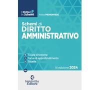 SCHEMI DI DIRITTO AMMINISTRATIVO - PIEMONTESE FELICE - NELDIRITTO EDITORE