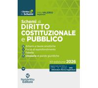 Schemi di diritto costituzionale e pubblico 2026 [Paperback] [Mar 27, 2026] Vale