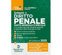 Schemi di Diritto Penale 2025. Parte generale e speciale