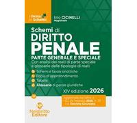Schemi di Diritto Penale 2026. Parte generale e speciale