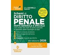 Schemi di Diritto Penale 2026. Parte generale e speciale