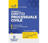 Schemi di diritto procedura civile. Aggiornato al Decreto Correttivo Cartabia D.Lgs. 31 ottobre 2024, n. 164