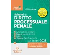 Schemi di procedura penale 2026. Nuova ediz.