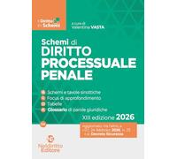 Schemi di procedura penale 2026. Nuova ediz.