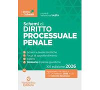 Schemi di procedura penale 2026. Nuova ediz.