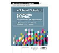 Schemi & Schede di Economia Politica - Microeconomia e Macroeconomia - Metodo schematico Simone - Portami con te a lezione