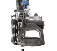 SCHEPPACH 216 mm HM81LXU Sega troncatrice radiale elettrica - 2000 W - Con laser, LED e 2 prolunghe di supporto