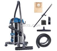 SCHEPPACH - Aspiratore Aspirapolvere Aspiraliquidi Bidone Inox 30l Nts30 Premium