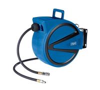 Scheppach Avvolgitubo ad aria compressa, 15 bar, pressione di esercizio | Ø 9,3 mm interno / 15,3 mm esterno | orientabile a 180° | portatile, con arresto automatico | Avvolgitubo automatico AHR15 per