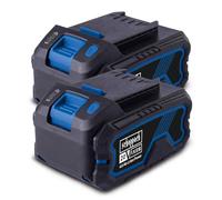 Scheppach - Batteria originale da 20 V, confezione doppia, 2 batterie da 4