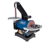 LEVIGATRICE COMBINATA DA BANCO A NASTRO VERTICALE PIU' DISCO SCHEPPACH BTS700