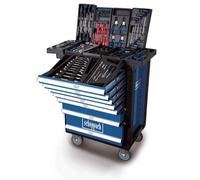 CARRELLO CASSETTIERA CON UTENSILI ATTREZZI OFFICINA 263 PZ SCHEPPACH TW1000