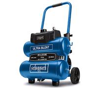 Scheppach Compressore Ultra Silenzioso HC20Si | 54dB | 750W | Serbatoio da 20L | 10bar | Senza olio e bassa manutenzione | Aspirazione dell'aria 200 L/min | Attacco rapido