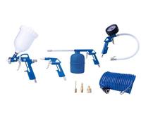 Kit 8 pz accessori compressore aria compressa aerografo Scheppach