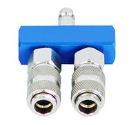 Scheppach pressione aria Attacchi rapidi di set, 2 Vie, 1 pezzi, blu/argento, 7906100722