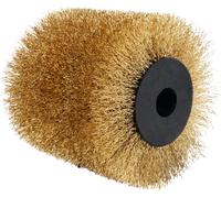 Scheppach SPAZZOLA A RULLO IN FILO D'OTTONE PER SATTINATRICI E SPAZZOLATRICI Ø125x100 mm