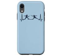 Scherma Gioco Fencer cardiogram sportiva Fencing scherma Custodia per iPhone XR