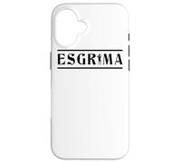Scherma Gioco Fencer Fencing-sportiva Spain-Esgrima Scherma Custodia per iPhone 16