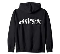 Scherma Gioco Scherma Evoluzione Sportiva Fencing Scherma Felpa con Cappuccio