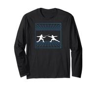 Scherma Gioco Scherma schermidore Sportiva Fencing Scherma Maglia a Manica