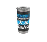 Scherma quando devi assolutamente scherma Sport Duello Scherma Bicchiere termico in acciaio inox doppia parete