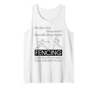 Scherma Spada Epee Foil Sabre Scherma Scherma Divertente Recinzione Canotta