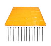 Schermata della ten di saltura Fiammata Fiamma del ritardo UV Schermata di guardia di saltura per seminari di saltura siti industriali Orange 5.7x5.7ft