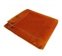 Schermata della Tenda per Saldatura Coperta ignifuga della saldatura prova di fuoco nessuna tenda degli schermi dello schermo 1.74m*1.74m struttura(Golden Yellow)