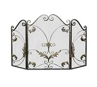 Schermata per camino schermo ignifugo a prova di ferro intagliato in ferro battuto in ferro battuto fatto Vecchio Schermo del camino Schermata Fence per la casa con schermata a prova di mantenimento.