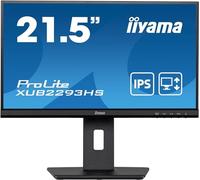Schermata per PC - IIYAMA XUB22293HS -B5 - 22 FHD - Slaba IPS - 3 ms - 75Hz - HDMI / DisplayPort - Mode regolabile in altezza