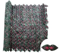 Schermatura a traliccio di edera, pannello recinzione siepe foglie artificiali 1x5m, schermatura decorativa for piante da giardino, pannelli in plastica con aspetto naturale e facile installare