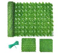 Schermature per recinzioni da giardino, Siepe di edera artificiale for la privacy for giardino esterno, balcone, multicolore, dimensioni multiple(A,1.5x7m)