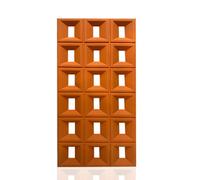 Schermi del pannello 3D fai da te per la decorazione della stanza, mattoni componenti cavi come divisori della parete di sfondo artistico e pareti divisorie