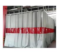 Schermi di saldatura con finestra trasparente rossa, coperte per saldatura ignifughe, barriera di sicurezza per saldatura durevole e scudo termico per uso industriale e domestico