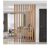 Schermi for pareti divisorie di altezza Doghe in legno dal pavimento al soffitto, Pilastro for protezione privacy con doghe in legno for soggiorno/porta d'ingresso(2 pcs,215cm/84.6in/7.05ft)