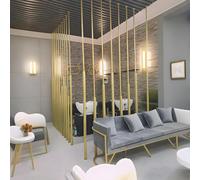 Schermi indipendenti del divisorio - divisione moderna del metallo per l'ufficio, l'hotel e gli spazi del salone, soluzione decorativa della parete di separazione