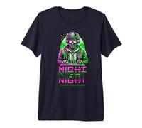Schermi notturni Cyber Gamer Glow Dreams Zone Maglietta Premium