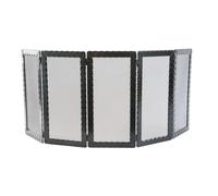 SCHERMI PARASCINTILLE 5 ANTE IN FERRO BATTUTO CM. 125X0,5X50