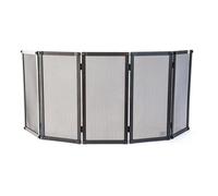 RIBATTINO- PARASCINTILLE IN FERRO BATTUTO PER CAMINO CM 120 - 5 PANNELLI