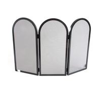 SCHERMI PARASCINTILLE A 3 ARCHI IN FERRO BATTUTO CM. 72x1,5x50