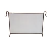 SCHERMI PARASCINTILLE CAMPIDOGLIO IN FERRO BATTUTO COLORE RUGGINE CM. 70X13X46