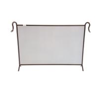 SCHERMI PARASCINTILLE CAMPIDOGLIO IN FERRO BATTUTO COLORE RUGGINE CM. 90x13x57