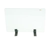 SCHERMI PARASCINTILLE IN CRISTALLO TEMPERATO PIEDI IN FERRO BATTUTO CM.60X13X44