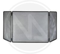 SCHERMI PARASCINTILLE NERO VARNA 3 ANTE MILLE CM. 110x55H ATTREZZI PER CAMINO