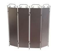 SCHERMI PARASCINTILLE PARACALORE IN FERRO BATTUTO 4 ANTE CM. 100X106