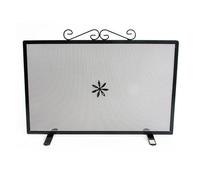 SCHERMI PARASCINTILLE RETTANGOLARE CM 50X18X43 IN FERRO BATTUTO