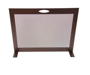 SCHERMI PARASCINTILLE RETTANGOLARE MODELLO SILVER IN FERRO BATTUTO CM. 60X16X46